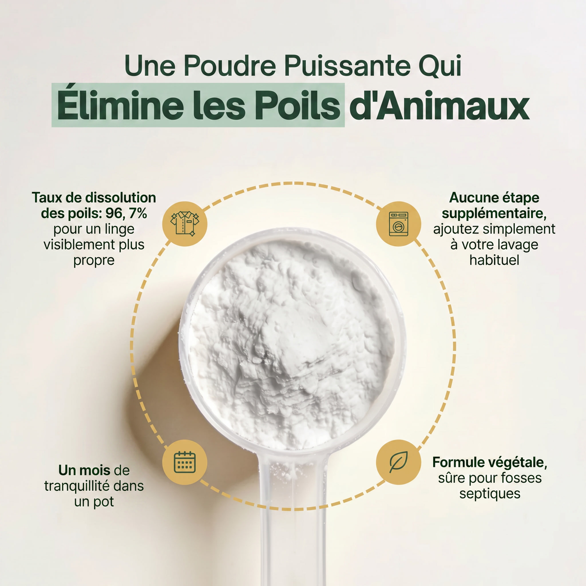 Poudre dissolvante