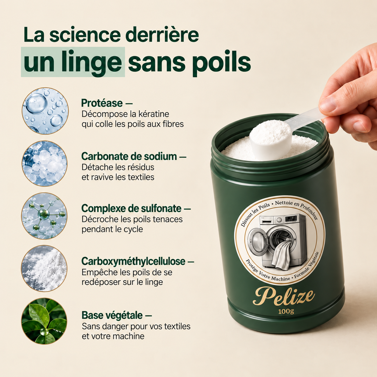 Poudre dissolvante